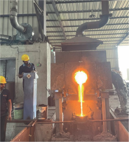 Casting facility for CI, SGI and investment castings